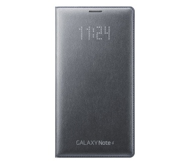 Samsung Led Wallet Galaxy Note 4 (Charcoal Black) EF-NN910BC