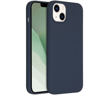Accezz Liquid Silicone Backcover iPhone 14 Plus - Donkerblauw