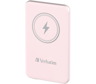 Verbatim Charge 'n' Go Magnetische Draadloze Power Bank 5000mAh Roze