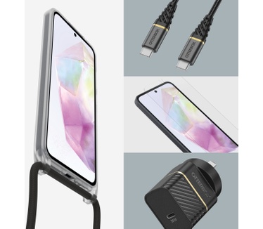 Otterbox React Series Necklace Case voor Galaxy A35 5G, Clear