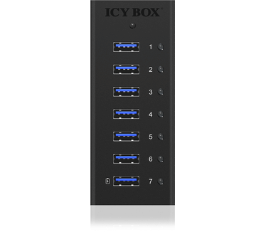 Raidsonic Icy Box 7-port USB 3.0 Hub with USB charge port