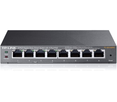 TP-Link 8-Poorts Gigabit Easy Smart Switch met 4-Poorts PoE TL-SG108PE