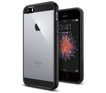 Spigen Ultra Hybrid Apple iPhone SE Case Zwart