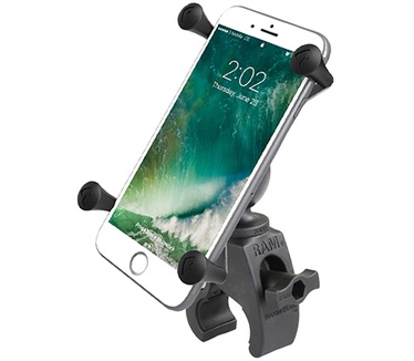 RAM Mount X-Grip Large Phone Mount with Low Profile Tough-Claw Base