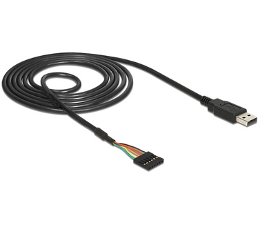 Delock 1.8m USB2.0-A/TTL 6-p