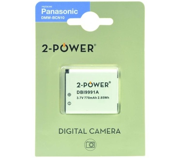 2-Power Digital Camera Battery 3.7v 770mAh