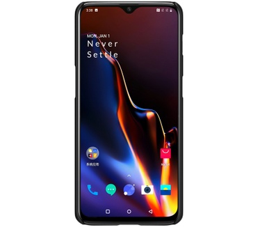 Nillkin Frosted Shield Hard Case voor OnePlus 6T - Zwart  Zwart