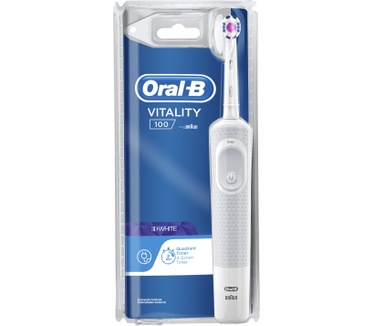 Oral-B Vitality 100 3DWhite White Elektrische Tandenborstel Powered By Braun
