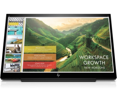 HP EliteDisplay S14 Zwart