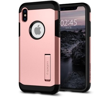 Spigen Apple iPhone X Hoesje Tough Armor Goud