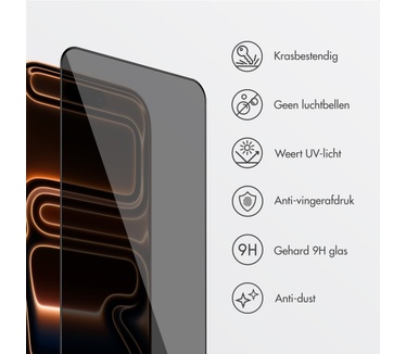 Accezz Gehard Glas Privacy Screenprotector + Applicator