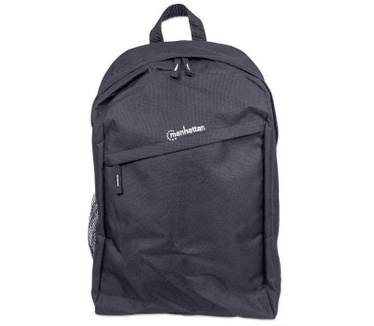 Manhattan Knappack Backpack 15.6", Black Zwart