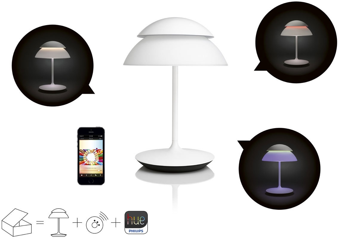 Philips Hue Beyond Tafellamp Startersset met bridge Kenmerken - Tweakers