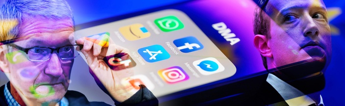 Einde monopolies Apple, Google en Meta?