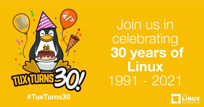 Linux 30ste verjaardag