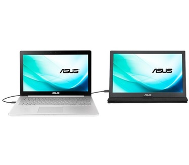 Asus MB169C+ Grijs, Zwart