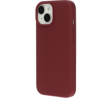 Mobiparts Silicone Cover Apple iPhone 15 Plum Red