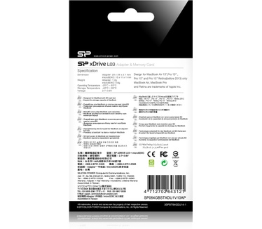 Silicon Power 64GB microSDXC & Adapter