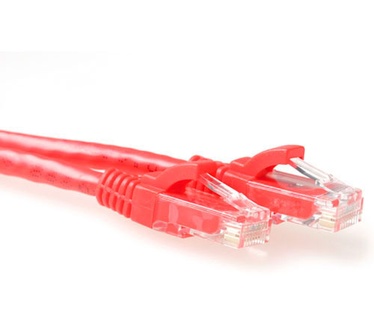 Advanced Cable Technology Rode 0,25 meter UTP CAT6A patchkabel snagless met RJ45 connectoren