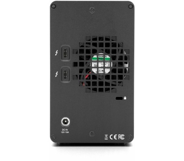 OWC Mercury Pro U.2 Dual Zwart