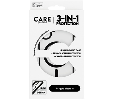 PanzerGlass CARE by PanzerGlass® Flagship 3-in-1 Privacy Bundle iPhone 16