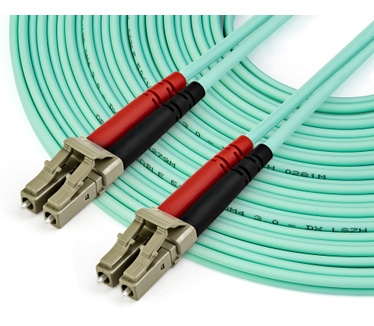 Startech.com 10 m OM4 LC naar LC Multimode Duplex optische glasvezel netwerkkabel Blauw