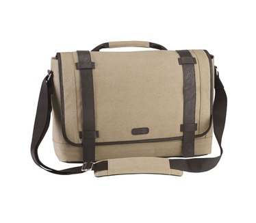 Targus Canvas Laptop Messenger-tas voor heren - Canvas Laptop Messenger 15,6"