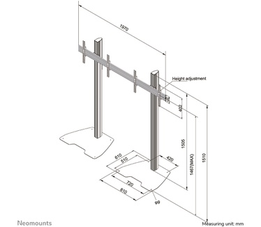 Neomounts by Newstar NeoMounts PRO videowall meubel NMPRO-S21