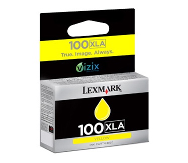 Lexmark 100XLA hg rendem. standaard gele inktcartr.