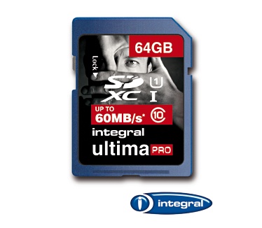 Integral UltimaPro SDXC 64GB UHS-I + USB adapter