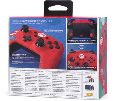 PowerA 10617885014113 Rood, Zwart