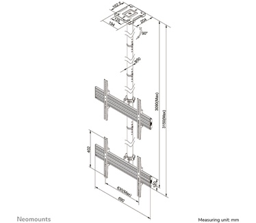 Neomounts by Newstar NeoMounts PRO videowall plafondsteun