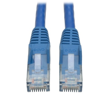 Tripp-Lite Cat6 Gigabit Snagless Molded Patch Cable (RJ45 M/M) - Blue, 9.14 m (30-ft.)
