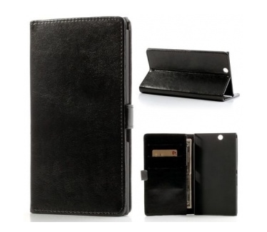 qMust Wallet Case met stand Sony Xperia Z Ultra (black)