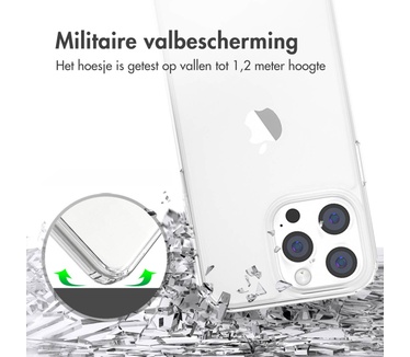 Accezz Xtreme Impact Backcover iPhone 14 Pro - Transparant