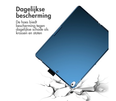 Accezz 360 Slim Keyboard Bookcase iPad 10.2 (2019/2020/2021) / Pro 10.5 - Donkerblauw
