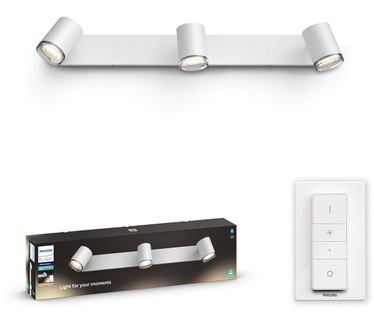 Philips Hue White ambiance Adore badkamerspotlamp  3-spot  (inclusief dimmer)