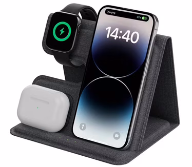 Imoshion 3-in-1 Opvouwbare draadloze oplader voor Apple