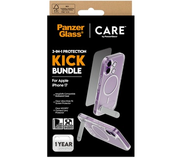 PanzerGlass PanzerGlass® | CARE by PanzerGlass® 3-in-1 Feature Kick Bundle iPhone 17