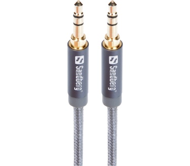 Sandberg Excellence MiniJack 1m Grey