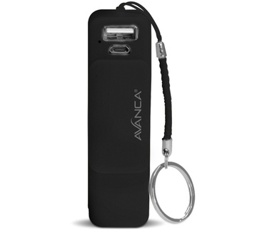 Avanca Powerbar 2000 Sleutelhanger - Zwart