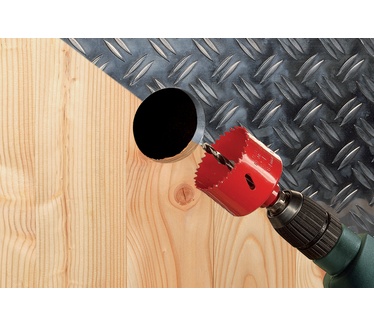Wolfcraft Gatzaag van BiM compleet met adapter en centerboor