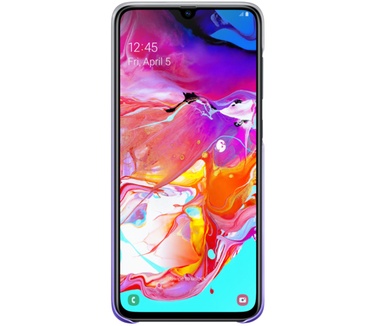 Samsung Galaxy A70 Gradation Cover (Galaxy A70) Paars