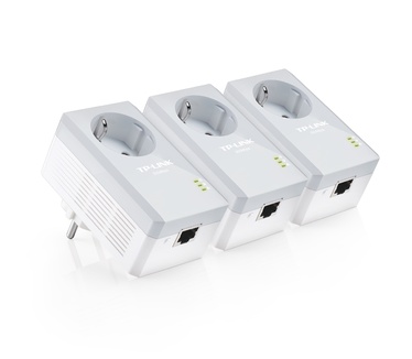 TP-Link TP-Link Powerline Pass. 500mbps - TL-PA4010PT Triple pack