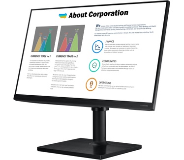 Samsung LF27T450FQU Zwart