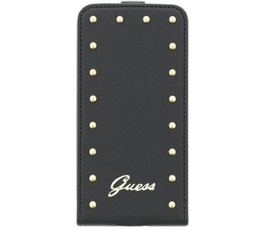 Guess Guess Originele Studded Collection Flip Case hoesje voor de Samsung S5 - Zwart (S5) Zwart