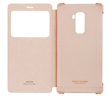 Huawei Origineel S-View Book Cover voor Mate S - Roze Roze