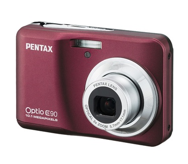 Pentax Optio E90 Bordeaux Rood