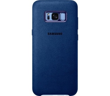 Samsung Galaxy S8 Plus Alcantara Cover Blauw