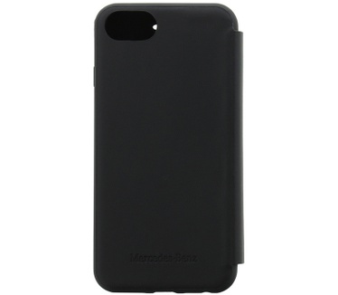 Mercedes-Benz New Organic II Leather Case iPhone 7/8/SE - Zwart  Zwart